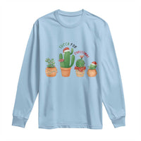 Funny Succulent Plant Lover Gift Long Sleeve Shirt Succa For Christmas - Wonder Print Shop