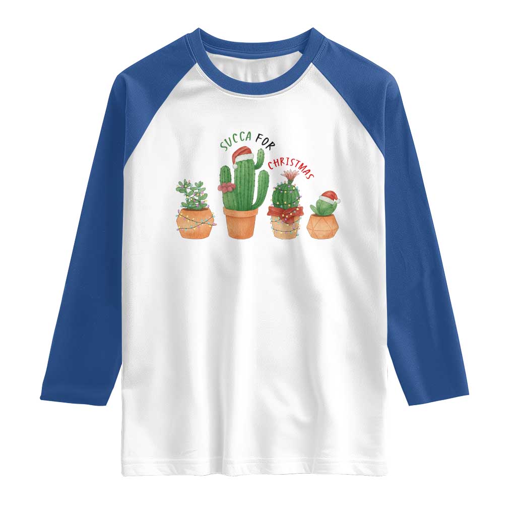 Funny Succulent Plant Lover Gift Raglan Shirt Succa For Christmas - Wonder Print Shop
