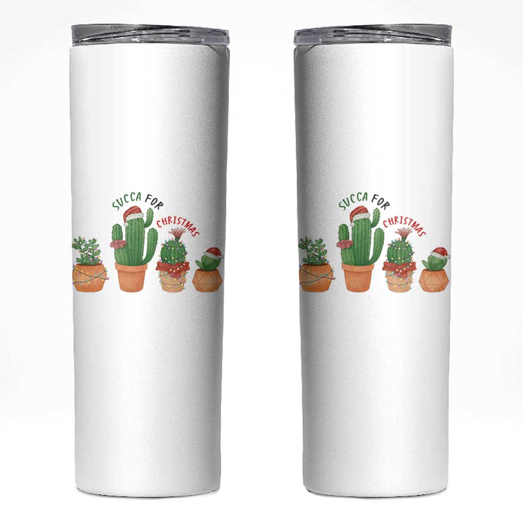 Funny Succulent Plant Lover Gift Skinny Tumbler Succa For Christmas - Wonder Print Shop