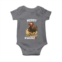 Funny Black Santa Cowboy Baby Onesie Merry Kwanzaa Cultural Pride Gift - Wonder Print Shop