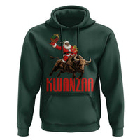 Happy Kwanzaa Hoodie Rodeo Black Santa African American Holiday Gift - Wonder Print Shop