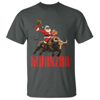 Happy Kwanzaa T Shirt Rodeo Black Santa African American Holiday Gift - Wonder Print Shop