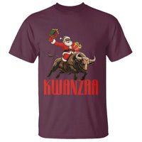 Happy Kwanzaa T Shirt Rodeo Black Santa African American Holiday Gift - Wonder Print Shop