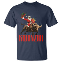 Happy Kwanzaa T Shirt Rodeo Black Santa African American Holiday Gift - Wonder Print Shop