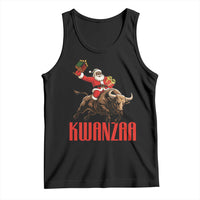 Happy Kwanzaa Tank Top Rodeo Black Santa African American Holiday Gift - Wonder Print Shop