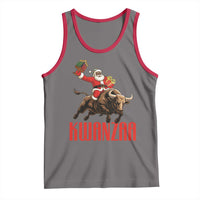 Happy Kwanzaa Tank Top Rodeo Black Santa African American Holiday Gift - Wonder Print Shop