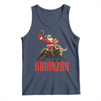 Happy Kwanzaa Tank Top Rodeo Black Santa African American Holiday Gift - Wonder Print Shop