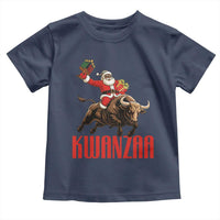 Happy Kwanzaa Toddler T Shirt Rodeo Black Santa African American Holiday Gift - Wonder Print Shop
