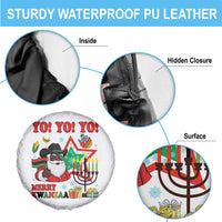 Merry Kwanzaa Black Santa Cowboy Spare Tire Cover African Heritage Celebration Gift - Wonder Print Shop