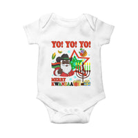 Merry Kwanzaa Black Santa Cowboy Baby Onesie African Heritage Celebration Gift - Wonder Print Shop