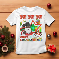 Merry Kwanzaa Black Santa Cowboy T Shirt African Heritage Celebration Gift - Wonder Print Shop