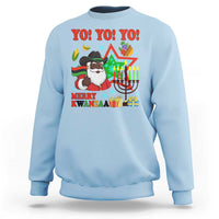 Merry Kwanzaa Black Santa Cowboy Sweatshirt African Heritage Celebration Gift - Wonder Print Shop