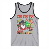 Merry Kwanzaa Black Santa Cowboy Tank Top African Heritage Celebration Gift - Wonder Print Shop