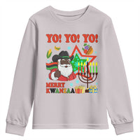 Merry Kwanzaa Black Santa Cowboy Youth Sweatshirt African Heritage Celebration Gift - Wonder Print Shop