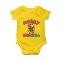 Merry Kwanzaa Cowboy Black Santa Baby Onesie African American Christmas Gift - Wonder Print Shop