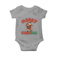 Merry Kwanzaa Cowboy Black Santa Baby Onesie African American Christmas Gift - Wonder Print Shop