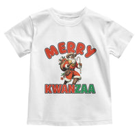Merry Kwanzaa Cowboy Black Santa Toddler T Shirt African American Christmas Gift - Wonder Print Shop