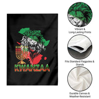 King Lion Of Africa Kwanzaa Map Garden Flag Heritage Pride Gift - Wonder Print Shop