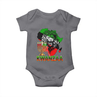 King Lion Of Africa Kwanzaa Map Baby Onesie Heritage Pride Gift - Wonder Print Shop