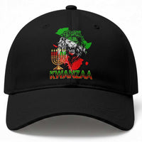 King Lion Of Africa Kwanzaa Map Baseball Cap Heritage Pride Gift