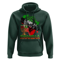 King Lion Of Africa Kwanzaa Map Hoodie Heritage Pride Gift - Wonder Print Shop