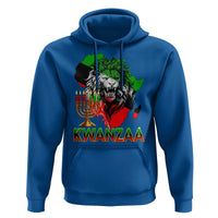 King Lion Of Africa Kwanzaa Map Hoodie Heritage Pride Gift - Wonder Print Shop