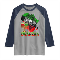 King Lion Of Africa Kwanzaa Map Raglan Shirt Heritage Pride Gift - Wonder Print Shop