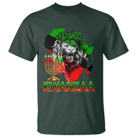 King Lion Of Africa Kwanzaa Map T Shirt Heritage Pride Gift - Wonder Print Shop