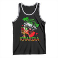 King Lion Of Africa Kwanzaa Map Tank Top Heritage Pride Gift - Wonder Print Shop