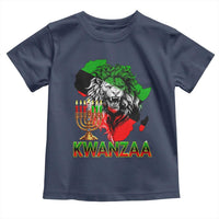 King Lion Of Africa Kwanzaa Map Toddler T Shirt Heritage Pride Gift - Wonder Print Shop