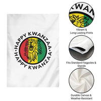 Happy Kwanzaa King Lion Of Africa Heritage Gift Garden Flag - Wonder Print Shop