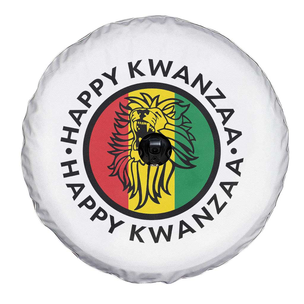 Happy Kwanzaa King Lion Of Africa Heritage Gift Spare Tire Cover - Wonder Print Shop
