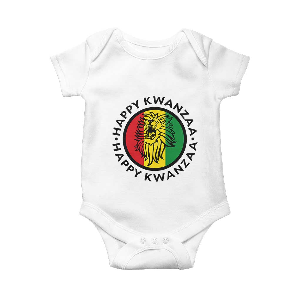 Happy Kwanzaa King Lion Of Africa Heritage Gift Baby Onesie - Wonder Print Shop