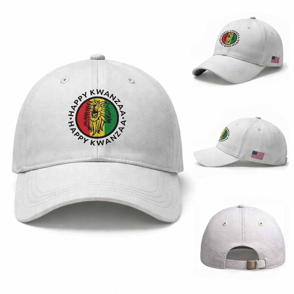 Happy Kwanzaa King Lion Of Africa Heritage Gift Baseball Cap