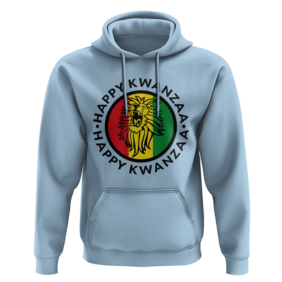 Happy Kwanzaa King Lion Of Africa Heritage Gift Hoodie - Wonder Print Shop