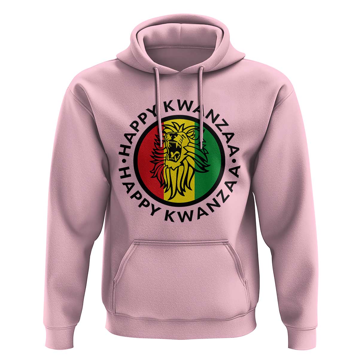 Happy Kwanzaa King Lion Of Africa Heritage Gift Hoodie - Wonder Print Shop