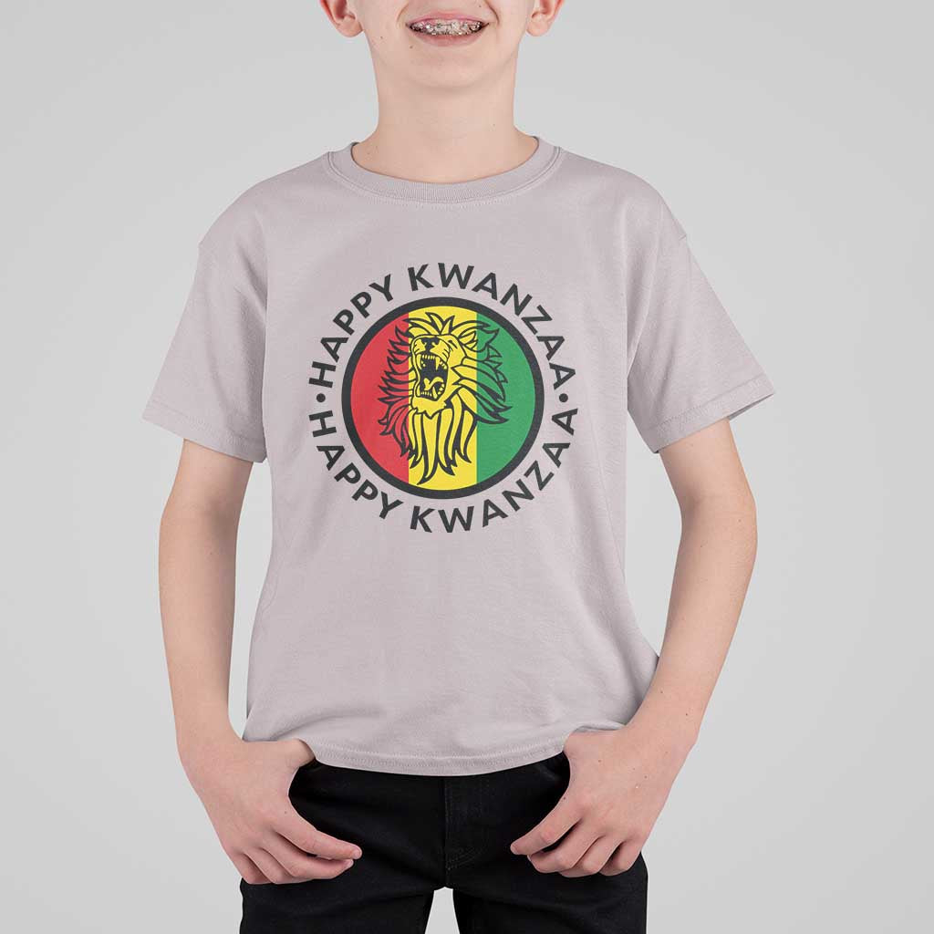 Happy Kwanzaa King Lion Of Africa Heritage Gift T Shirt For Kid - Wonder Print Shop