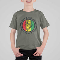 Happy Kwanzaa King Lion Of Africa Heritage Gift T Shirt For Kid - Wonder Print Shop