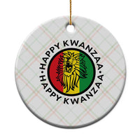 Happy Kwanzaa King Lion Of Africa Heritage Gift Ceramic Ornament - Wonder Print Shop