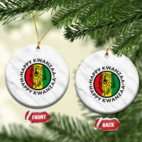 Happy Kwanzaa King Lion Of Africa Heritage Gift Ceramic Ornament - Wonder Print Shop