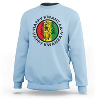 Happy Kwanzaa King Lion Of Africa Heritage Gift Sweatshirt - Wonder Print Shop