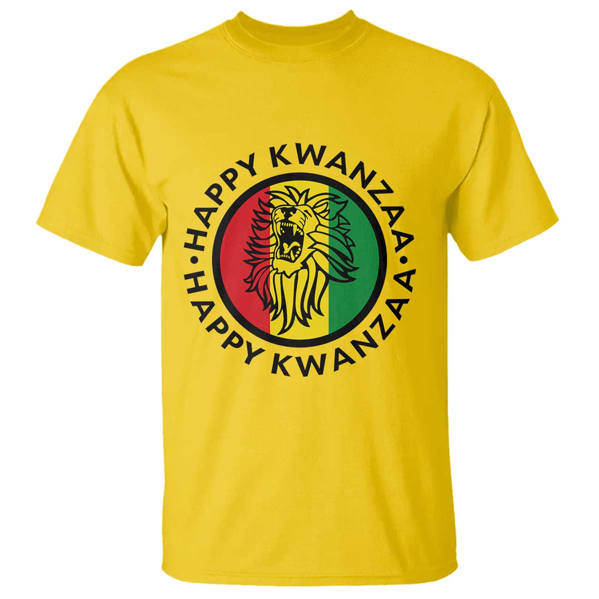 Happy Kwanzaa King Lion Of Africa Heritage Gift T Shirt - Wonder Print Shop