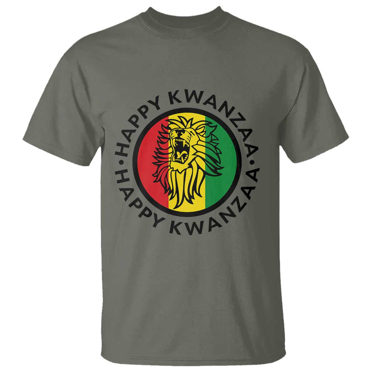 Happy Kwanzaa King Lion Of Africa Heritage Gift T Shirt - Wonder Print Shop
