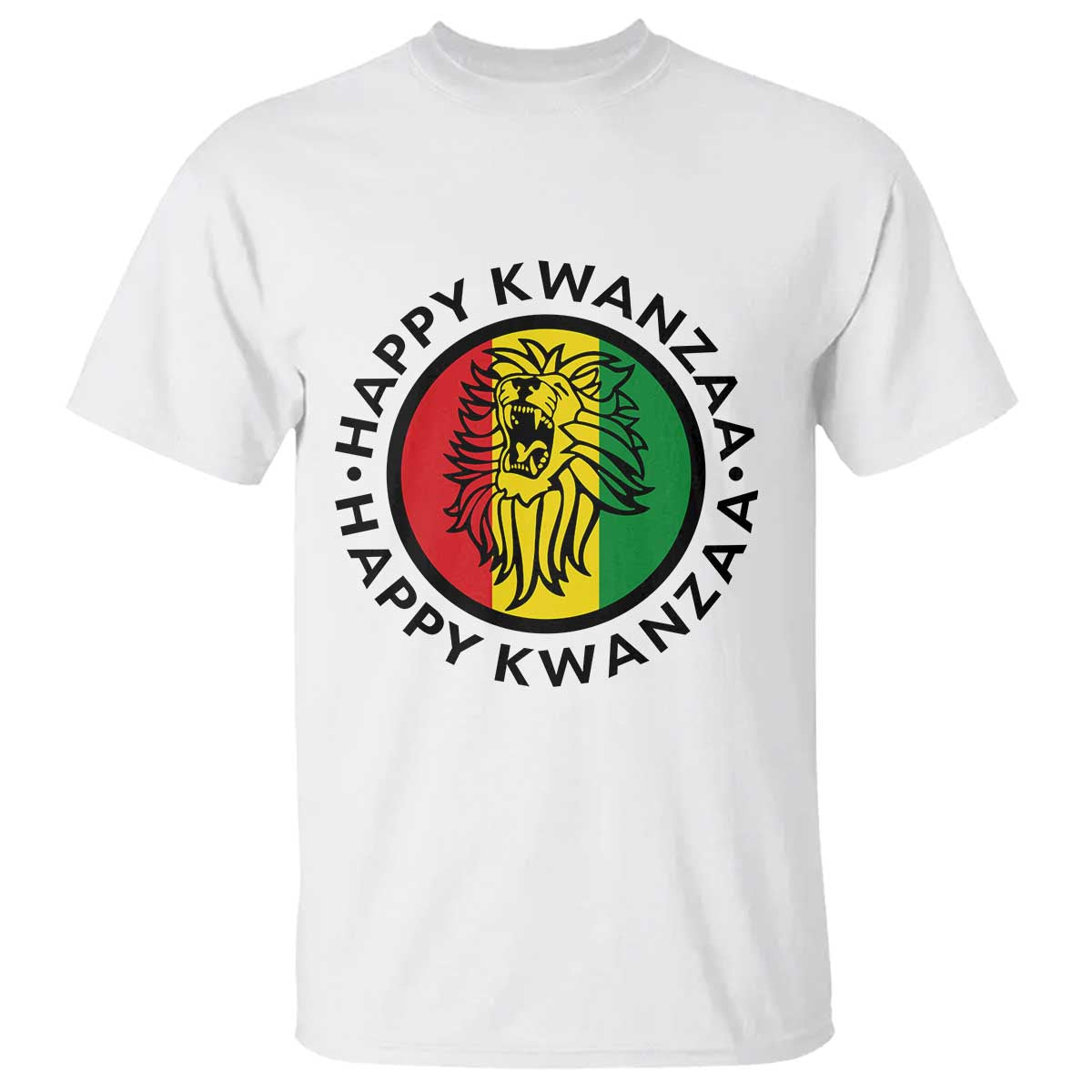 Happy Kwanzaa King Lion Of Africa Heritage Gift T Shirt - Wonder Print Shop