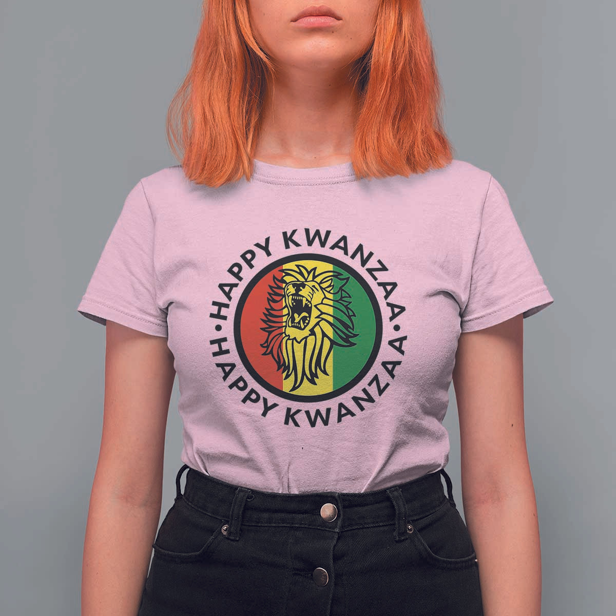 Happy Kwanzaa King Lion Of Africa Heritage Gift T Shirt For Women - Wonder Print Shop