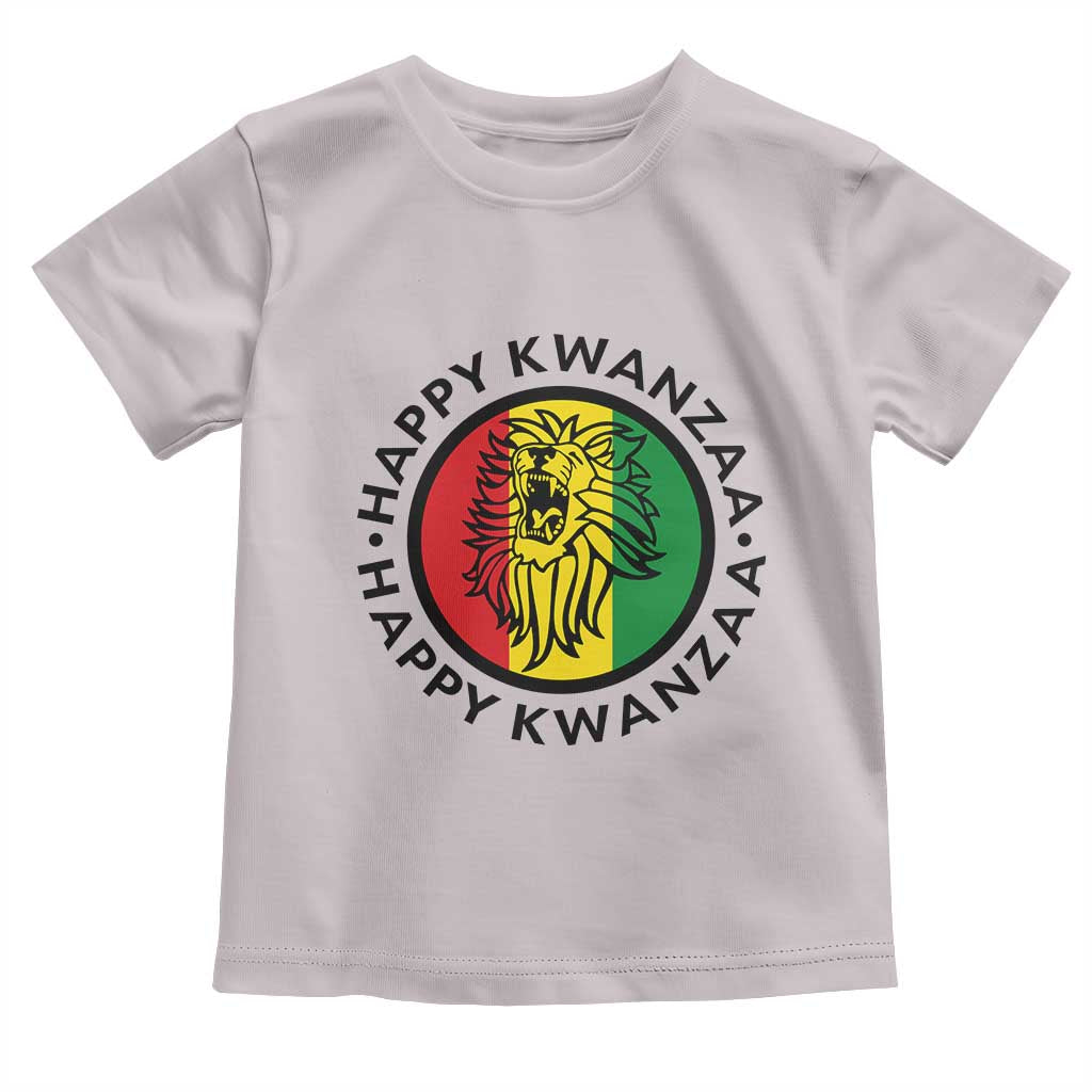 Happy Kwanzaa King Lion Of Africa Heritage Gift Toddler T Shirt - Wonder Print Shop