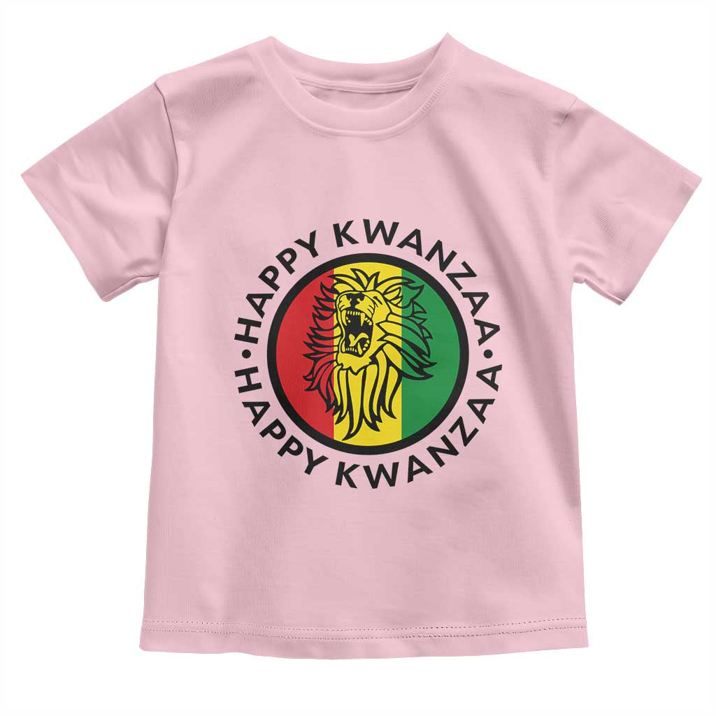 Happy Kwanzaa King Lion Of Africa Heritage Gift Toddler T Shirt - Wonder Print Shop