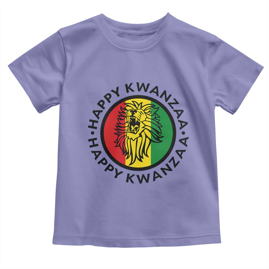 Happy Kwanzaa King Lion Of Africa Heritage Gift Toddler T Shirt - Wonder Print Shop
