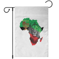 Happy Kwanzaa Lion Garden Flag African Heritage Pride Gift For Men - Wonder Print Shop