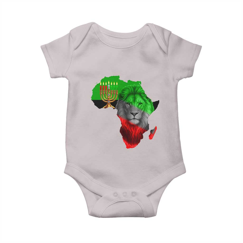 Happy Kwanzaa Lion Baby Onesie African Heritage Pride Gift For Men - Wonder Print Shop